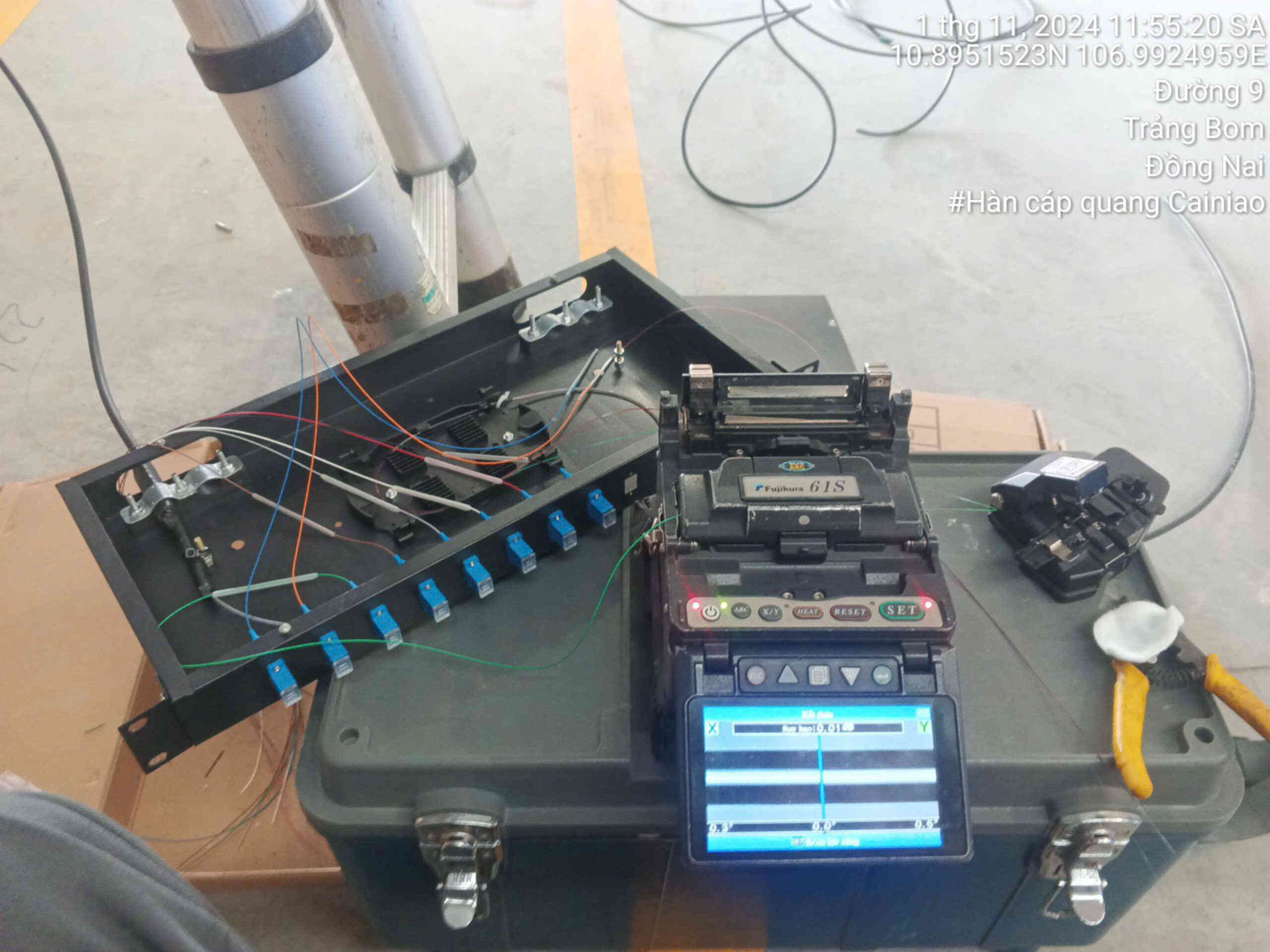 Sử dụng máy móc đạt tiêu chuẩn nhằm đảm bảo mối hàn cáp quang